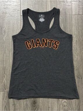 Genuine Merchandise San Francisco Giants Charcoal & Orange Racerback Tank